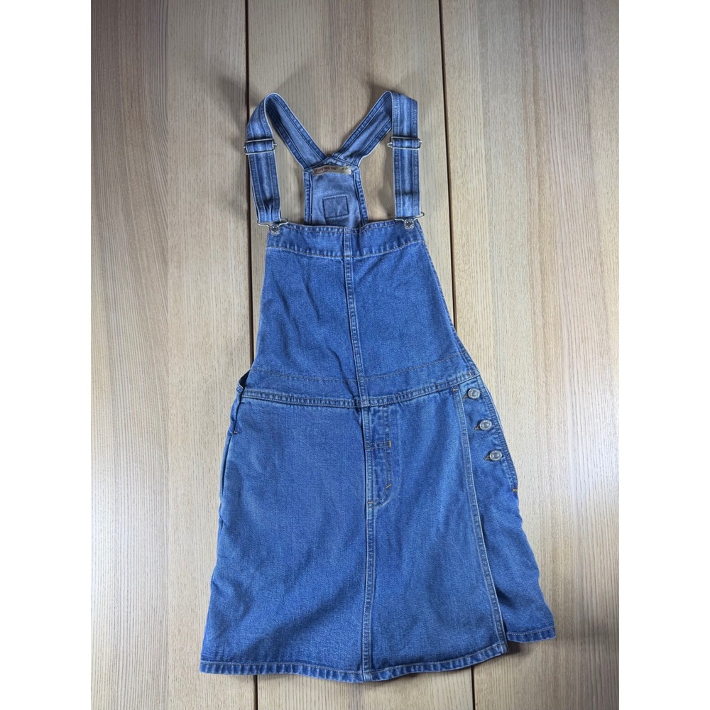 Levis Red Tab Denim Overalls vintage a skirtall Medium Wash Blue Womens SizeS